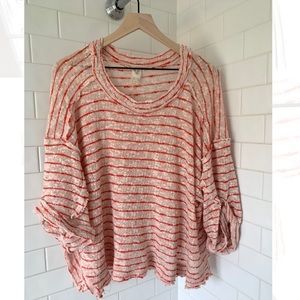 Free People Oversized Island Girl Hacci Sweater